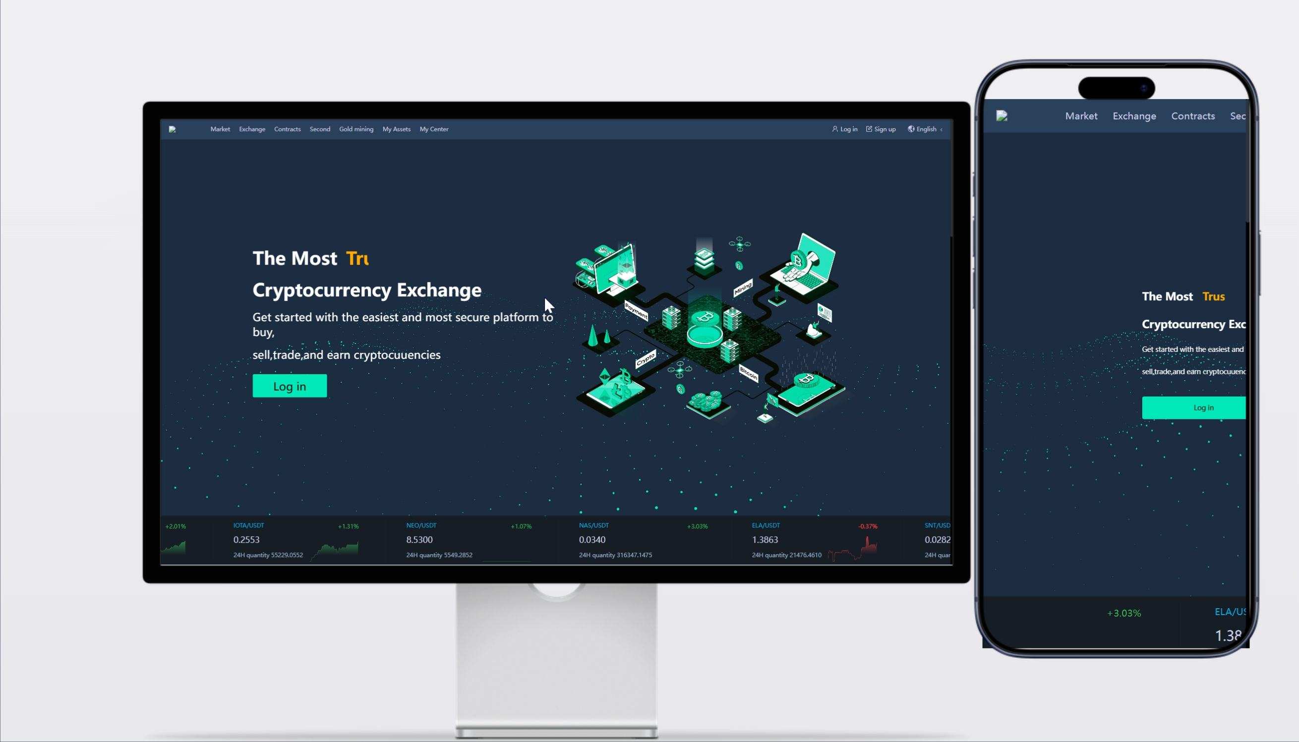 【精品搭建版】交易所源码 | 币币+合约+秒合约+矿机 全模式VIP部署